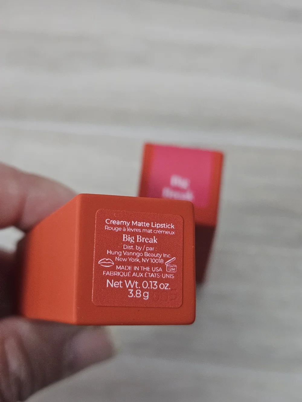 Hung Vanng Creamy Matte Lipstick Big Break New